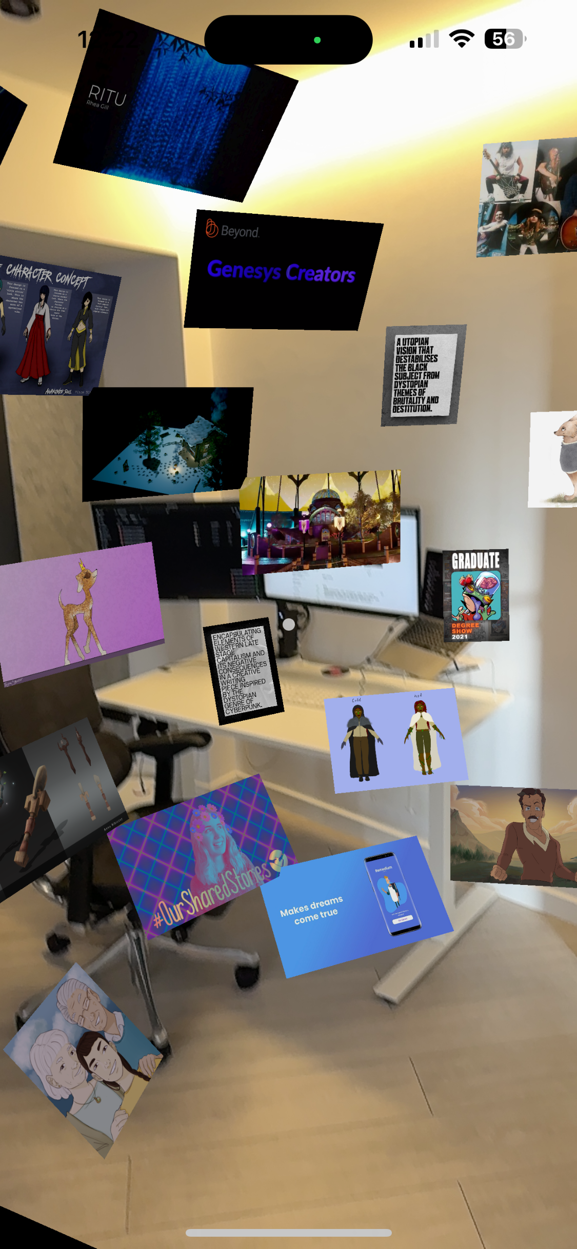 CU Degree Show — AR exhibition