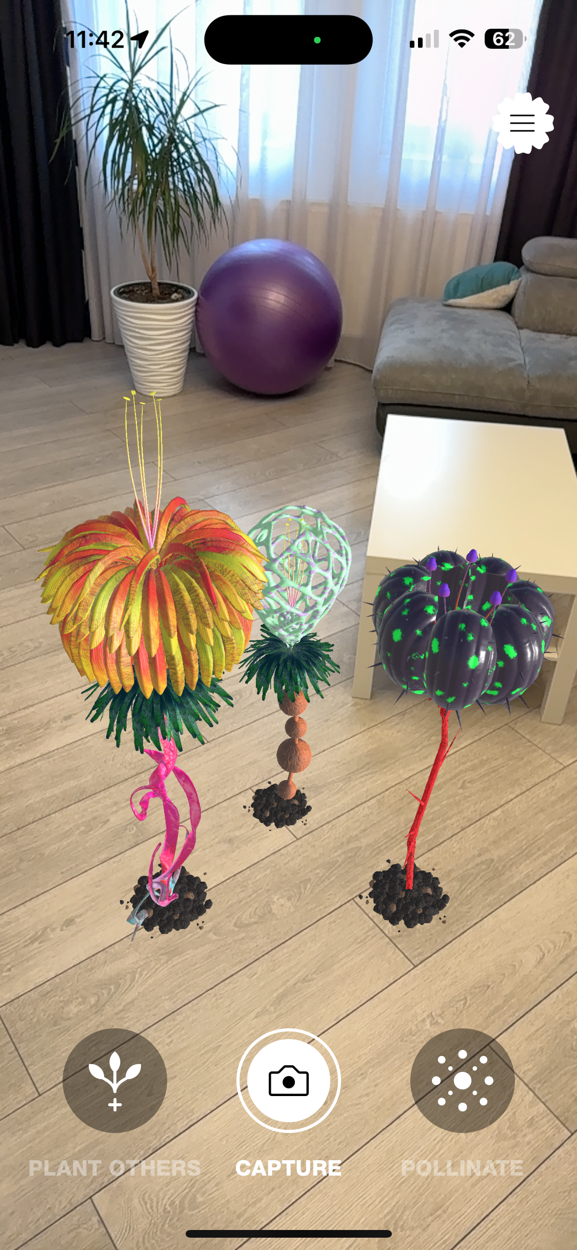 Polinations — generative AR flower experience