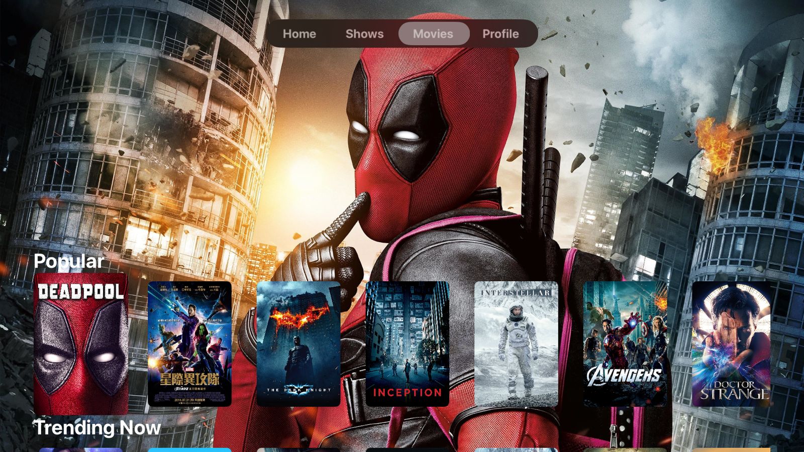 Trakt — tvOS streaming client